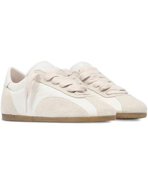 Represent The Low Pro Leather Suede Sneaker - White