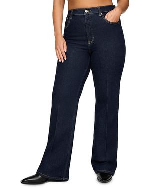 Spanx Shape Authentic 360 High Rise Bootcut Jeans - Blue