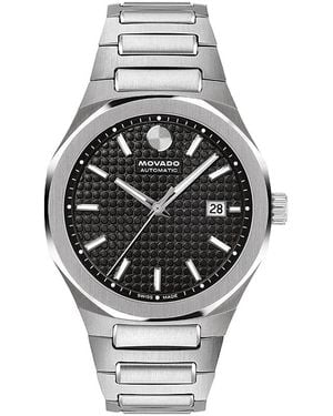 Movado Centurion Watch, 40Mm - Metallic