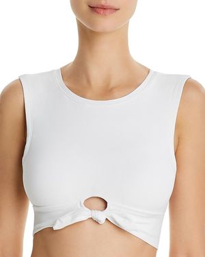 Robin Piccone Ava Tank Swim Top - White