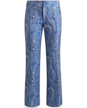 Etro Flared Pants - Blue