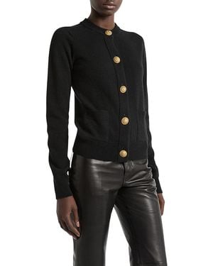 Balmain Eco-Cashmere Cardigan - Black