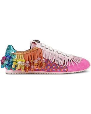 Kurt Geiger Islington Fringe Sneakers - Pink