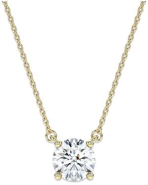 Swarovski Eternity Certified Lab Grown Diamond Solitaire Pendant Necklace, 15.87-17.87 - Metallic