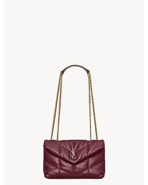Saint Laurent Puffer Toy Convertible Shoulder Bag - Red