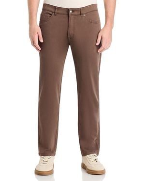 Peter Millar Signature Sateen 5-Pocket Pants - Brown