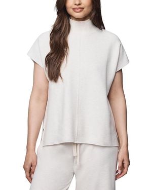 Splendid Winslow Mock Neck Sweater - White