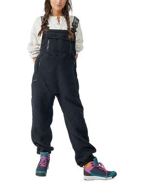 Free People Hit The Slopes Overalls - Blue