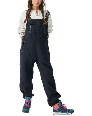 Free People Hit The Slopes Overalls - Blue
