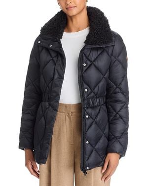Save The Duck Mandoline Quilted Coat - Black