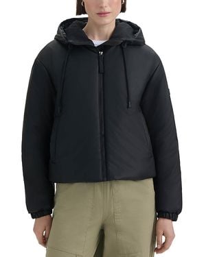 HUNTER Leah Puffer Coat - Black