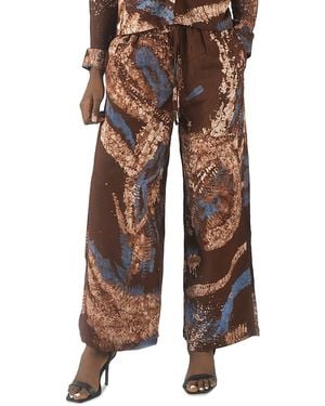 Busayo Oladimeji Wide Leg Pants - Brown