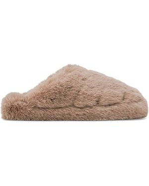 Reiss Andrea Mule Slippers - Brown
