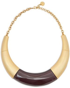 Reiss Paige Sculptural Choker Necklace - Metallic