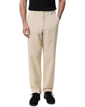 Les Deux Loose Fit Corduroy Tapered 32 Pants - Natural