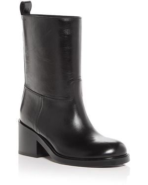 Bally Pongo Block Heel Boots - Black