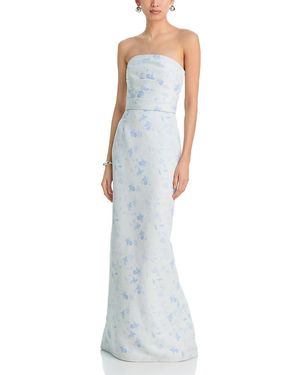 Amsale Amaris Strapless Dress - White