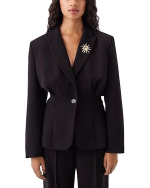 Tresser Ventry Tailored Button Front Jacket - Black