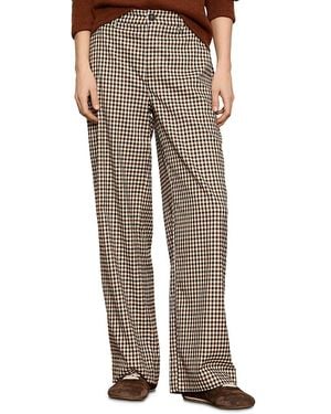 Sanctuary Eloise Printed Wide Leg Pants - Brown