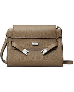 Tory Burch Lee Radziwill Leather Shoulder Bag - Multicolor