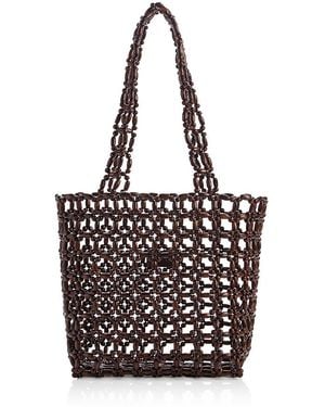 Madewell Beaded Tote - White