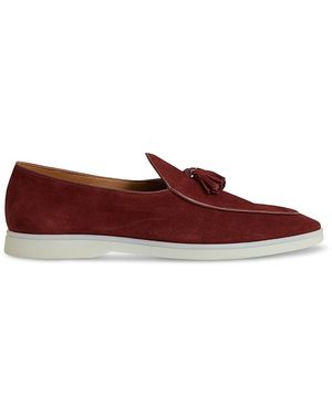 Reiss Harrison Slip On Tassel Loafers - Red