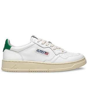 Autry Medalist Leather Sneakers - White