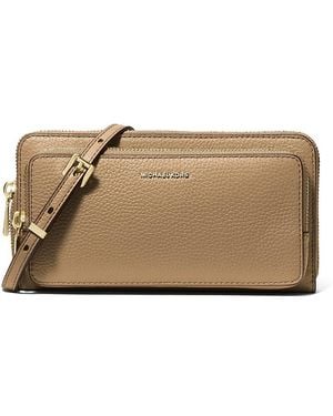 Michael Kors Jet Set Large Continental Crossbody - Natural