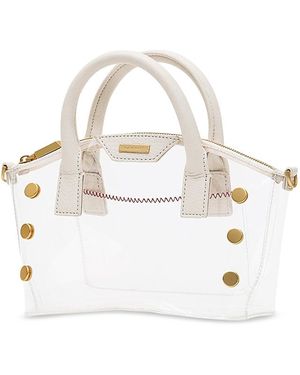 Hammitt Paula Clear Tpu Crossbody Satchel - White