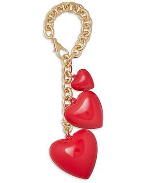 Roxanne Assoulin Puffy Heart Bag Charm - Red