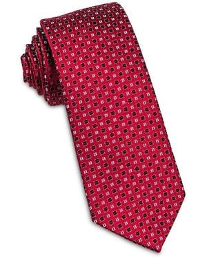 W.r.k. Neat Silk Tie - Red