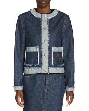 Marni Inside Out Denim Jacket - Blue