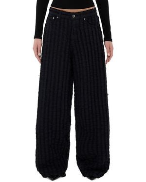 Haikure Bethany Mid Rise Wide Leg Jeans - Black