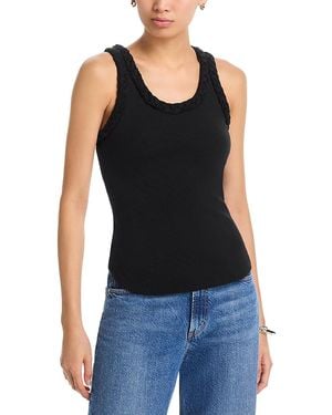 Cinq À Sept Braided Tank Top - Black