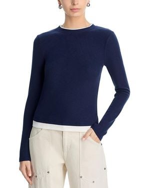 Aqua Layered Look Top - Blue
