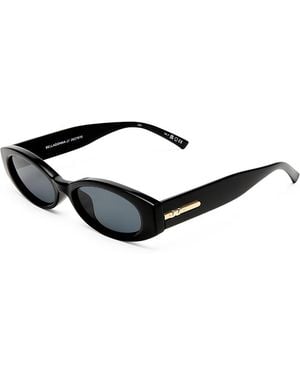 Le Specs Belladonna Oval Sunglasses, 54Mm - Black