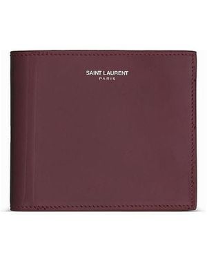 Saint Laurent Paris East/West Wallet - Purple