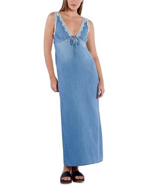 Billy T Midi Slip Dress - Blue