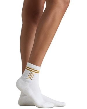 Rhone Half Crew Sock - White