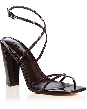 Aqua Winie Sandals - Metallic