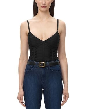 Hervé Léger The Laura V Neck Bandage Top - Black