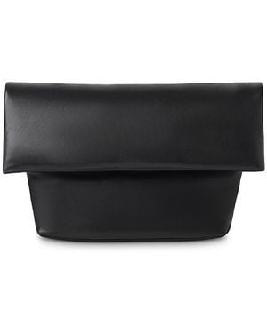 A.L.C. A. L.C. Finn Puffer Leather Clutch - Black