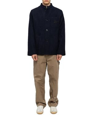 Zadig & Voltaire Venezia Logo Pocket Boucle Wool Jacket - Blue