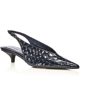 Aqua Gabby Pumps - Blue