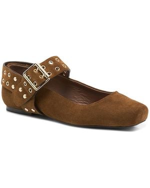 Free People Maggie Mary Jane Flats - Brown