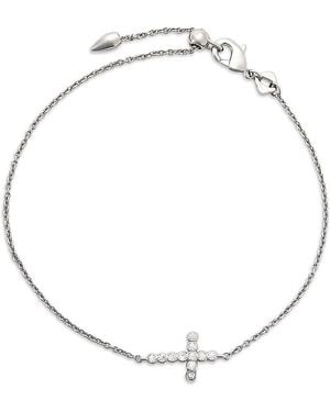 Kendra Scott Cross Crystal Delicate Bracelet - Metallic