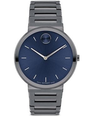 Movado Bold Horizon Watch, 40Mm - Blue