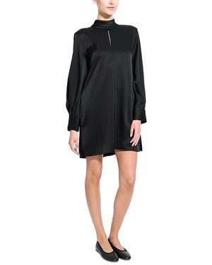Theory Blouson Sleeve Dress - Black