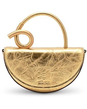 Cult Gaia Azariah Nano Leather Crossbody - Metallic