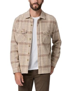 PAIGE Seymore Brushed Cotton Overshirt - Natural